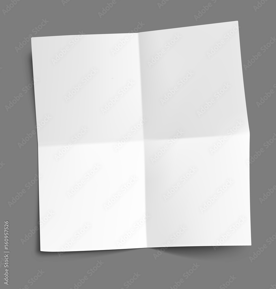 Folded in a quarter note sheet on a dark background. Ready for your design. Folded in a quarter note sheet on a dark background. Ready for your design.