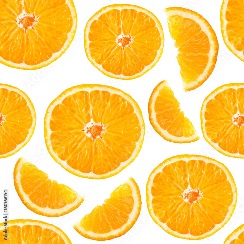 Orange seamless pattern