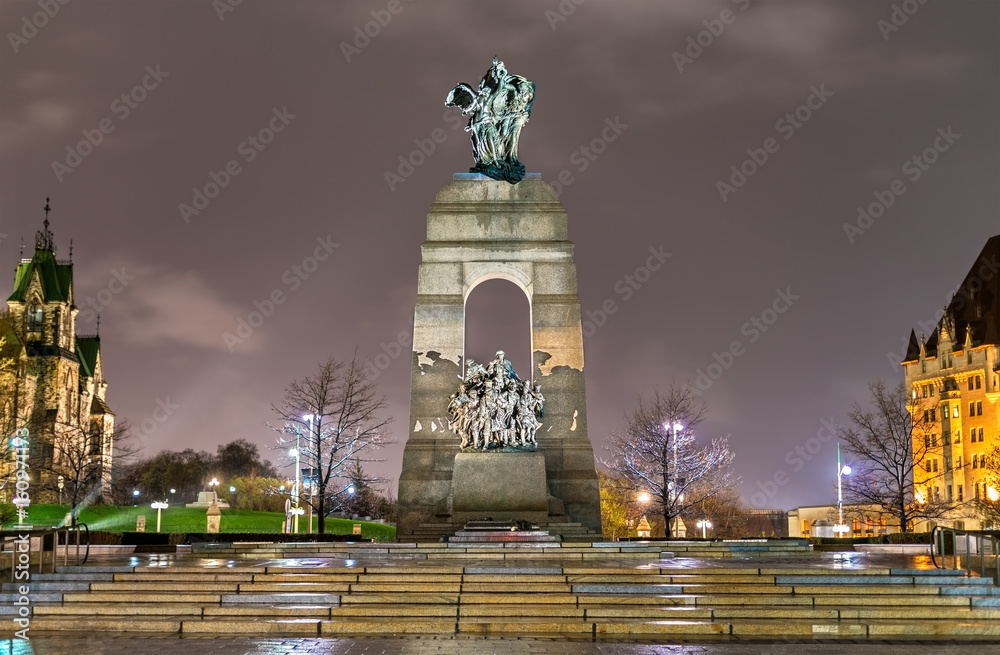 The National War Memorial on Confederation Square in Ottawa, Canada The National War Memorial on Confederation Square in Ottawa, Canada