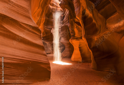 Light Beams Inside Antelope Canyon , Page, Arizona