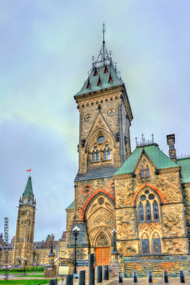 The East Block of Parliament in Ottawa, Canada