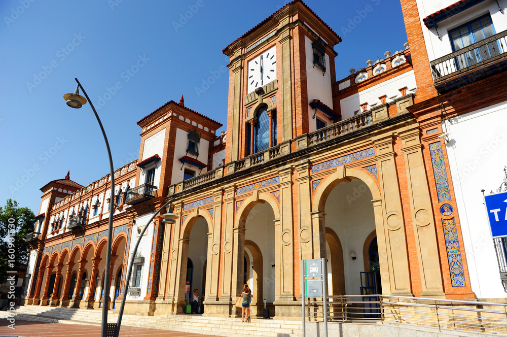 Train Station in Jerez de la Frontera, Spain