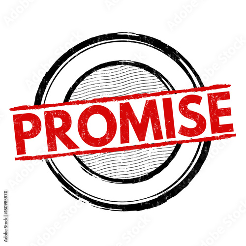 Promise sign or stamp