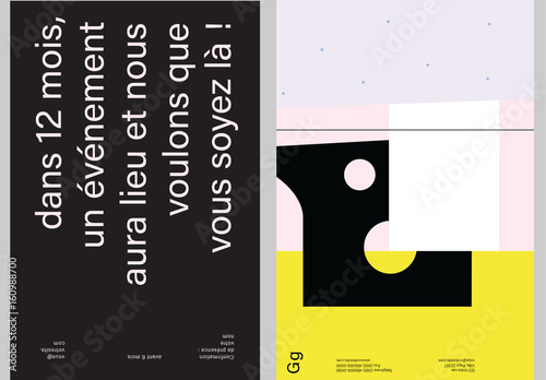 Modele De Carte Postale Amusante Stock Template Adobe Stock