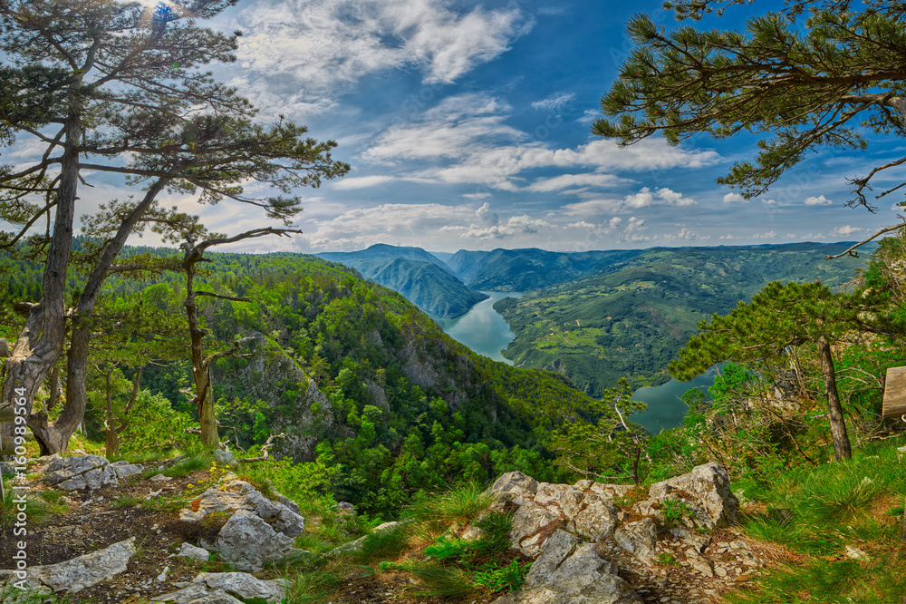 Beautiful Serbian Landscape Panorama