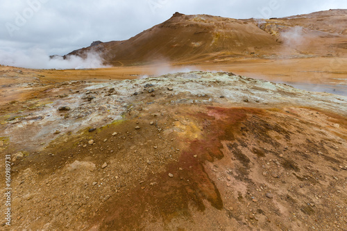 Geothermal Area Hverir, Hverarond, Northern Iceland