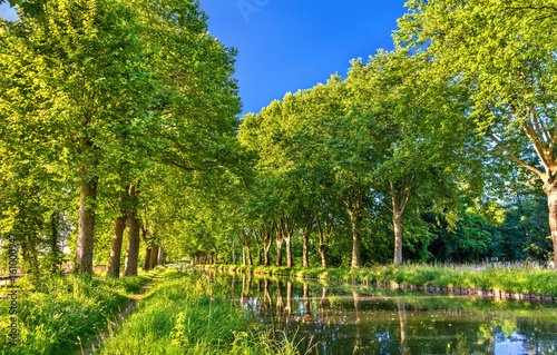 The Rhone - Rhine Canal in Alsace  France