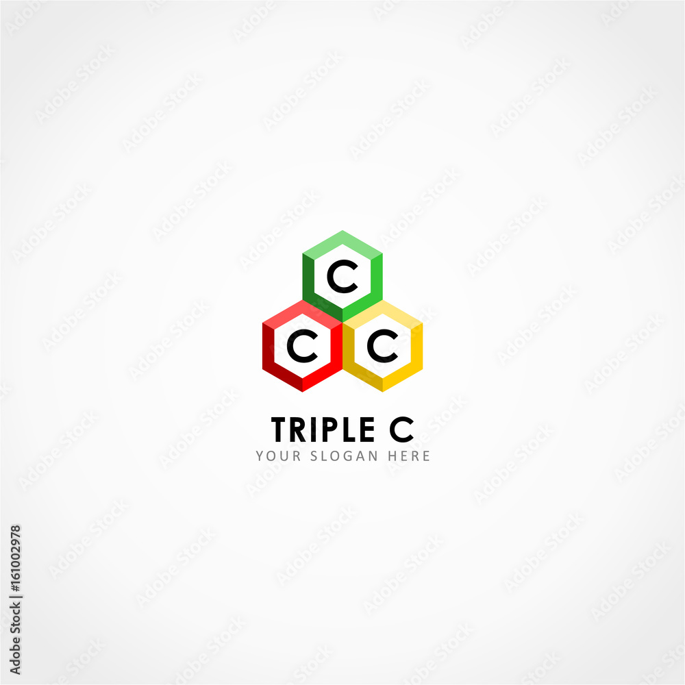 Triple C logo, Letter C Logo Triple C logo, Letter C Logo