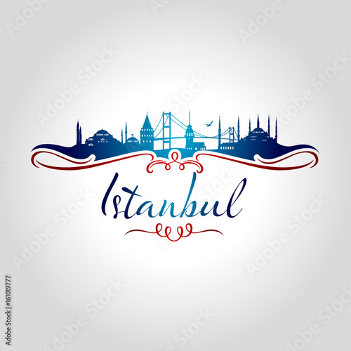 istanbul logo, icon and symbol vector illustration