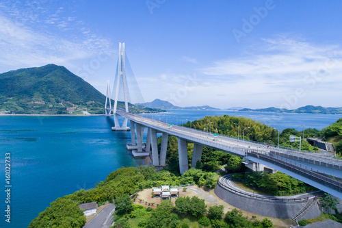 多々羅大橋（しまなみ海道）　空撮
