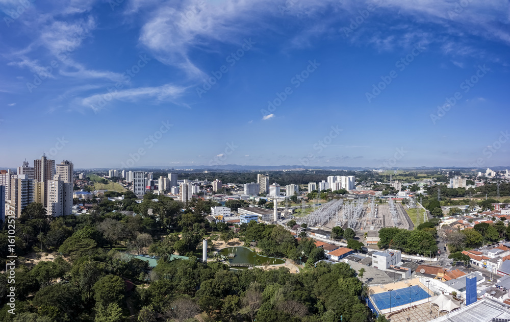City Sao Jose dos Campos, SP / Brazil, in the morning panorama photo
