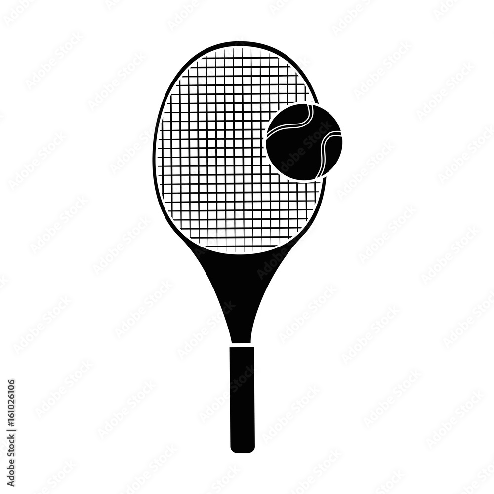 Tennis racket equipment icon vector illustration graphic design Stock  Vector | Adobe Stock