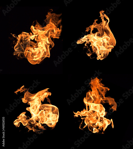 Fire flame heat burning