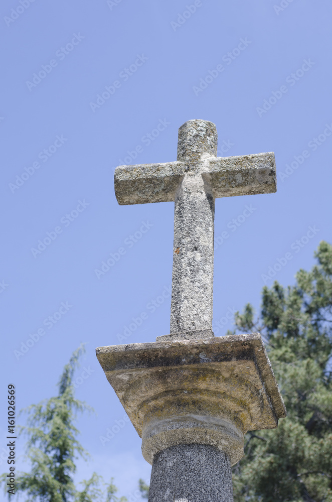 tres cruces y humilladero en el monasterio de san pedro de alcantara arenas de san pedro