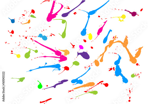 abstract splatter paint color design background. illustration vector design