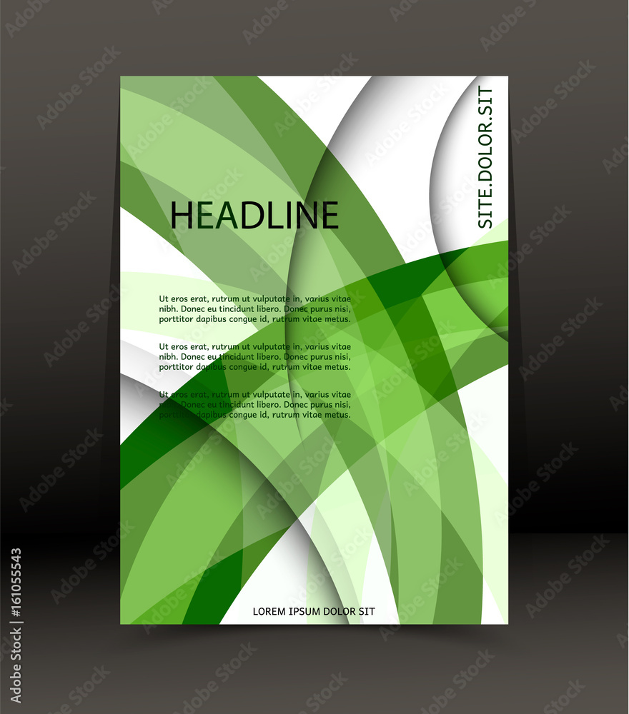 Fototapeta premium Abstract background for brochure, cover. Template for the poster. Vector.