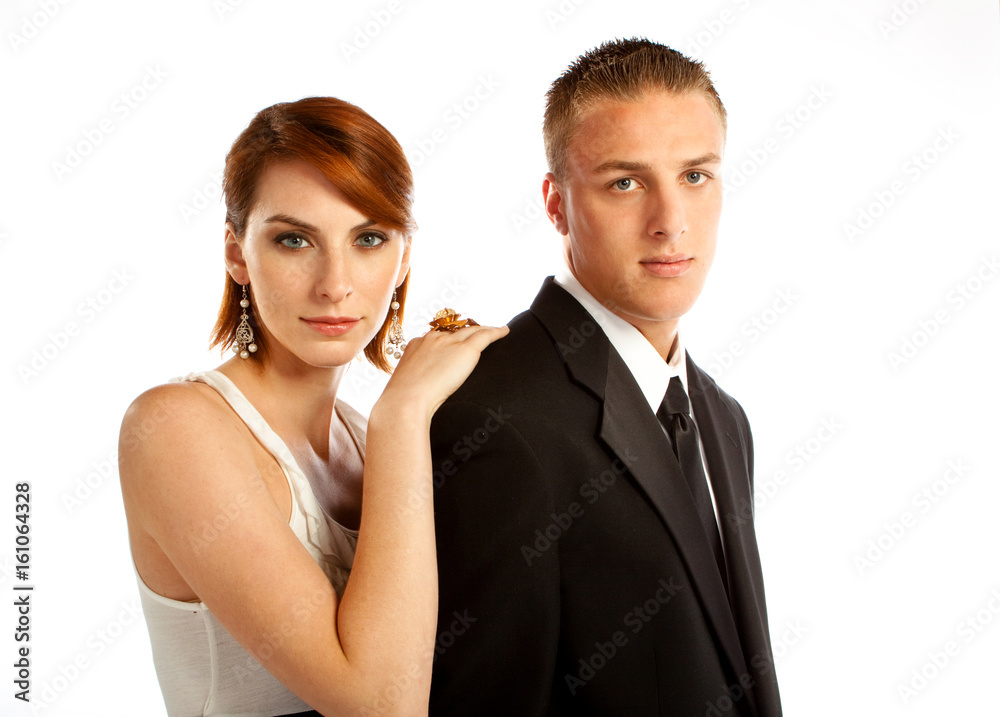Well dressed man and woman. Well dressed man and woman.