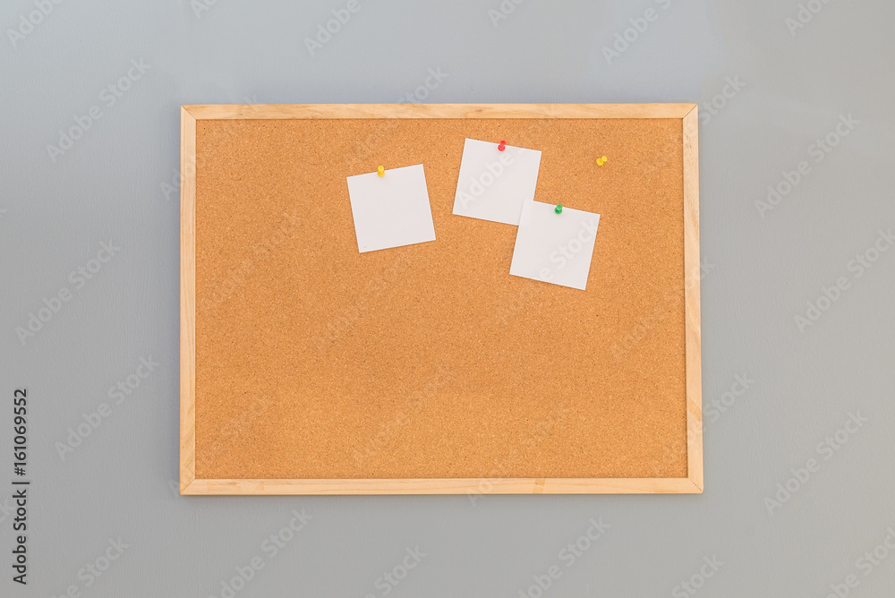 cork board with note cork board with note