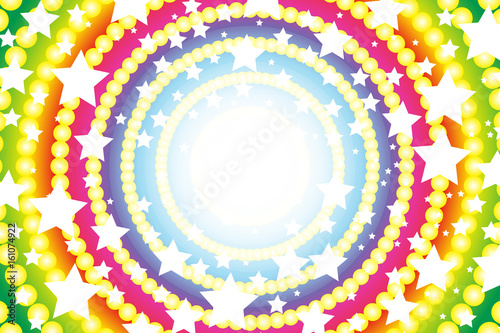 #Background #wallpaper #Vector #Illustration #design #free #free_size #charge_free #colorful #color rainbow,show business,entertainment,party,image  背景素材,キラキラ,光,星屑,スターダスト,スターバースト,宇宙,銀河,円,輪,リング,太陽,輝き,
