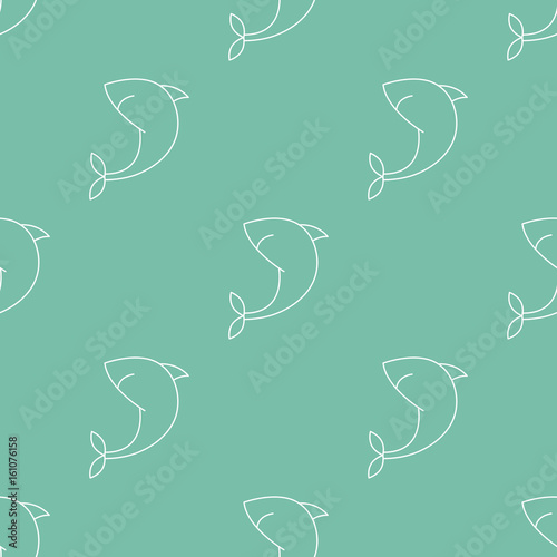 Shark seamless pattern