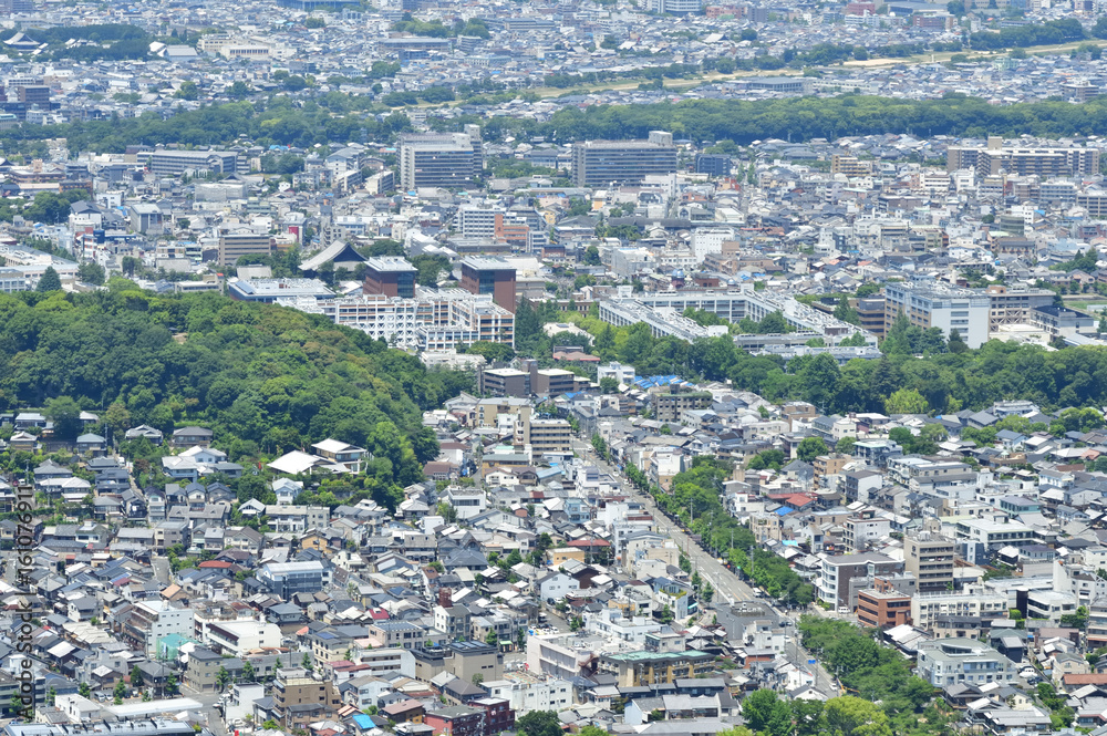 大文字山から見た京都市内風景