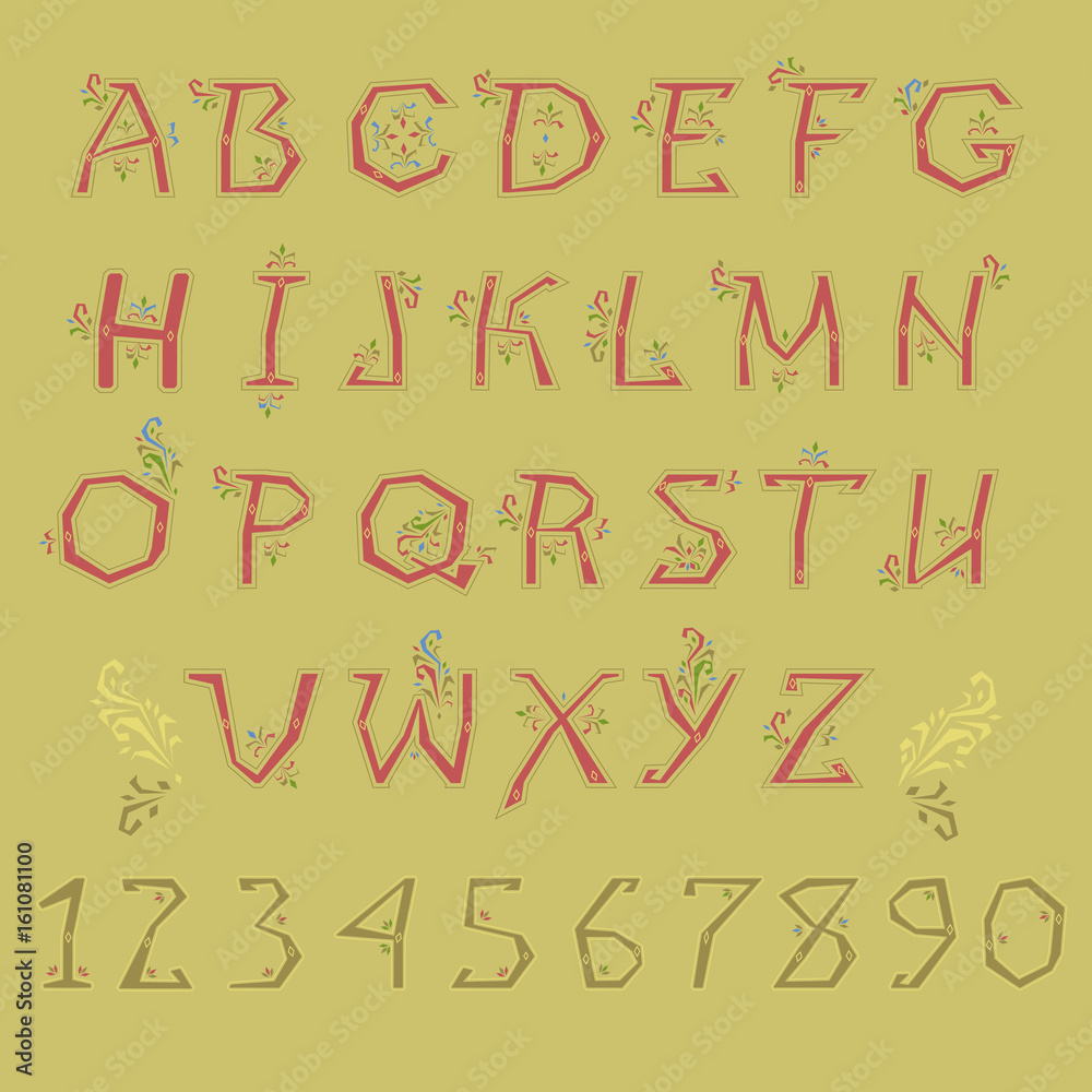 Red Folk Alphabet Red Folk Alphabet