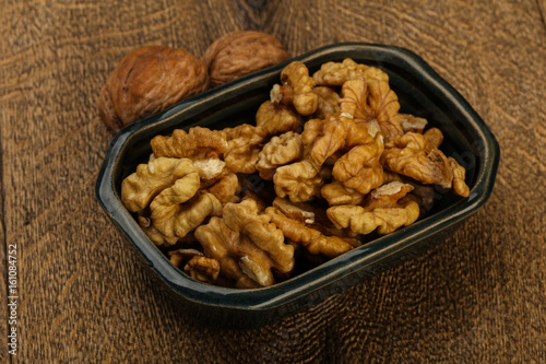 Opened walnuts