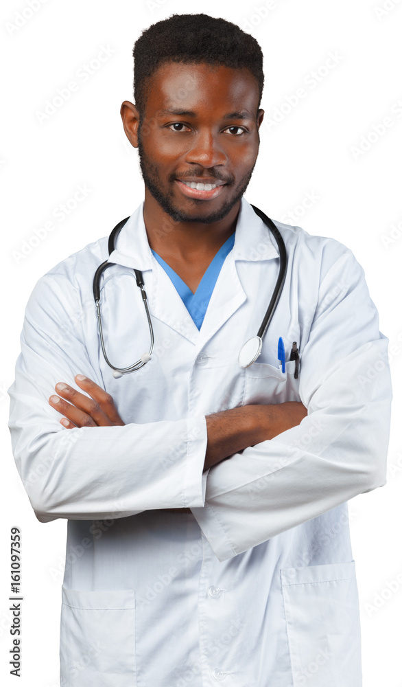 doctor with stethoscope isolated on white doctor with stethoscope isolated on white