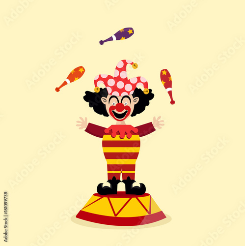 circus clown illustration