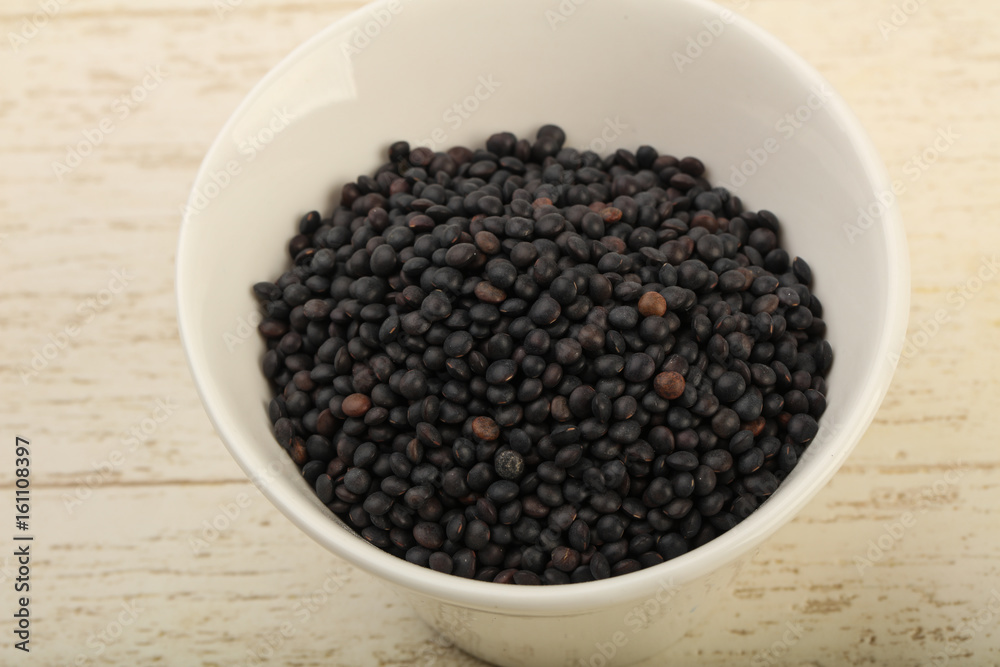 Black lentils Black lentils