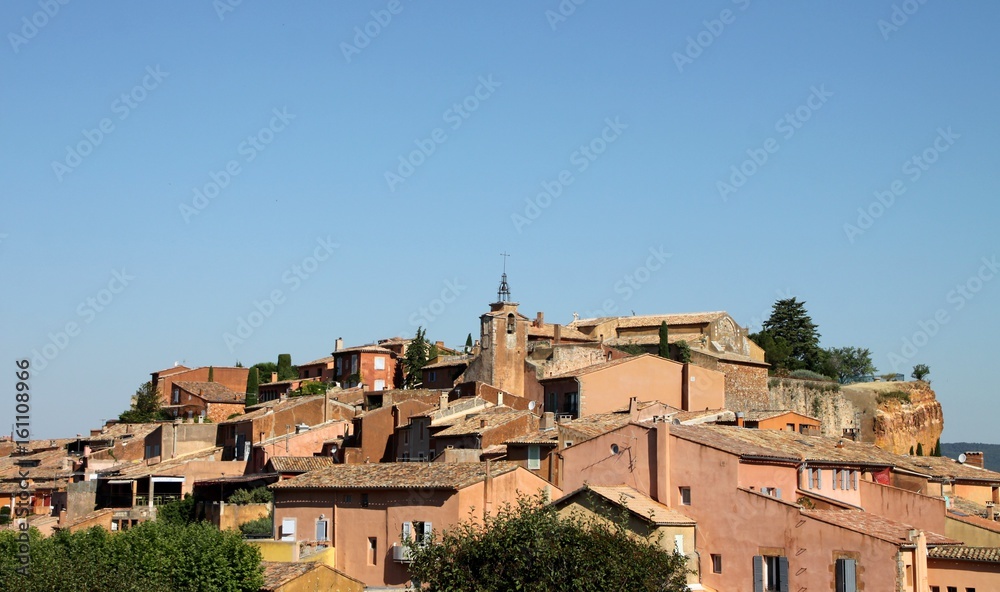 le village de Roussillon en Provence