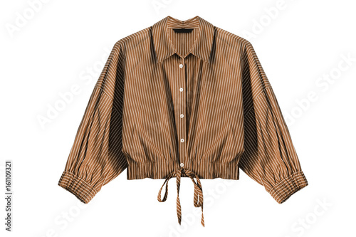 Photographie Brown blouse isolated