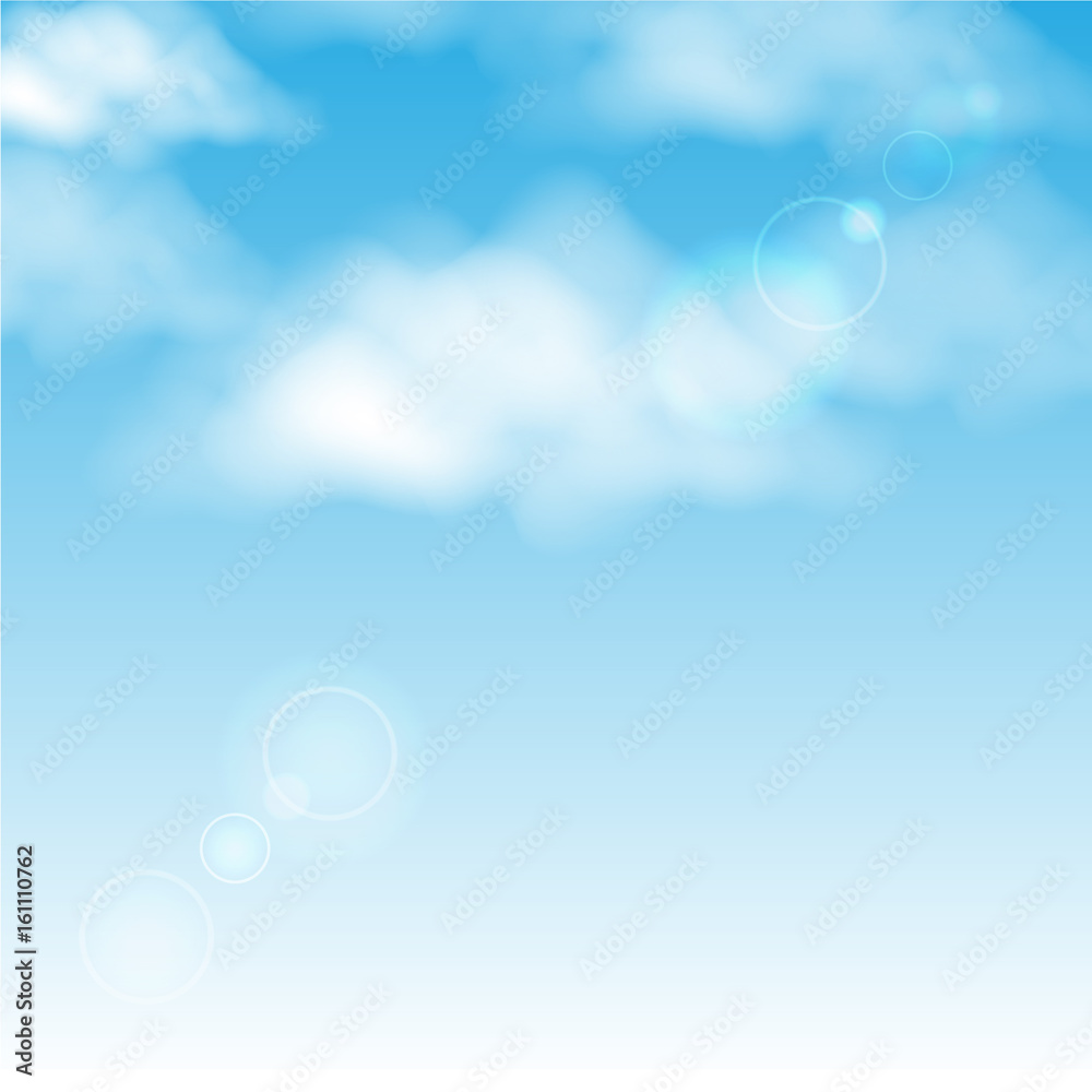 Clouds in the blue sky background Clouds in the blue sky background