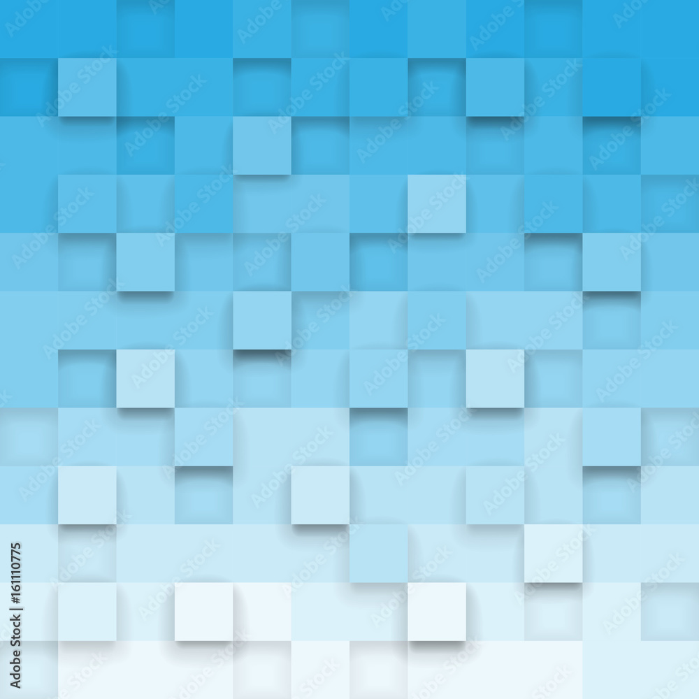 Geometric background with 3d cubes