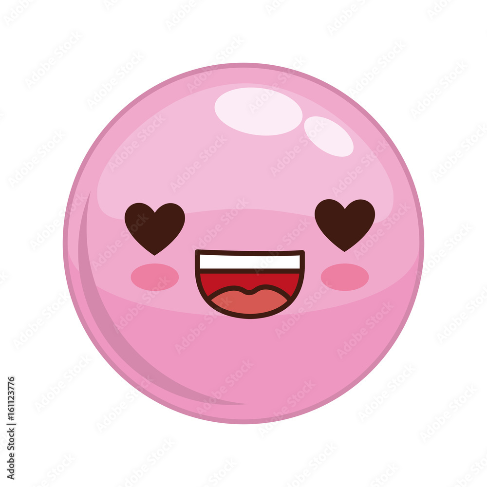 emoticon face in love icon over white background colorful design vector illustration emoticon face in love icon over white background colorful design vector illustration