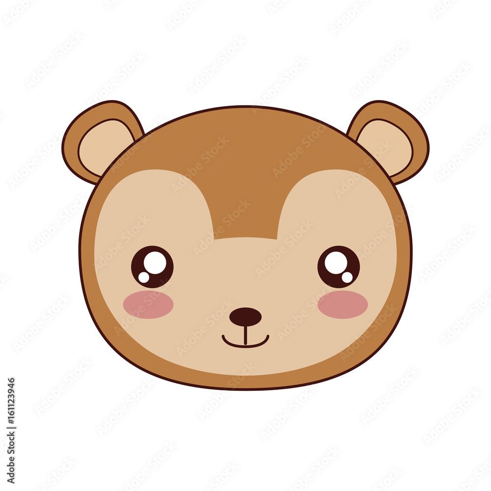 kawaii squirrel animal icon over white background vector illustration kawaii squirrel animal icon over white background vector illustration