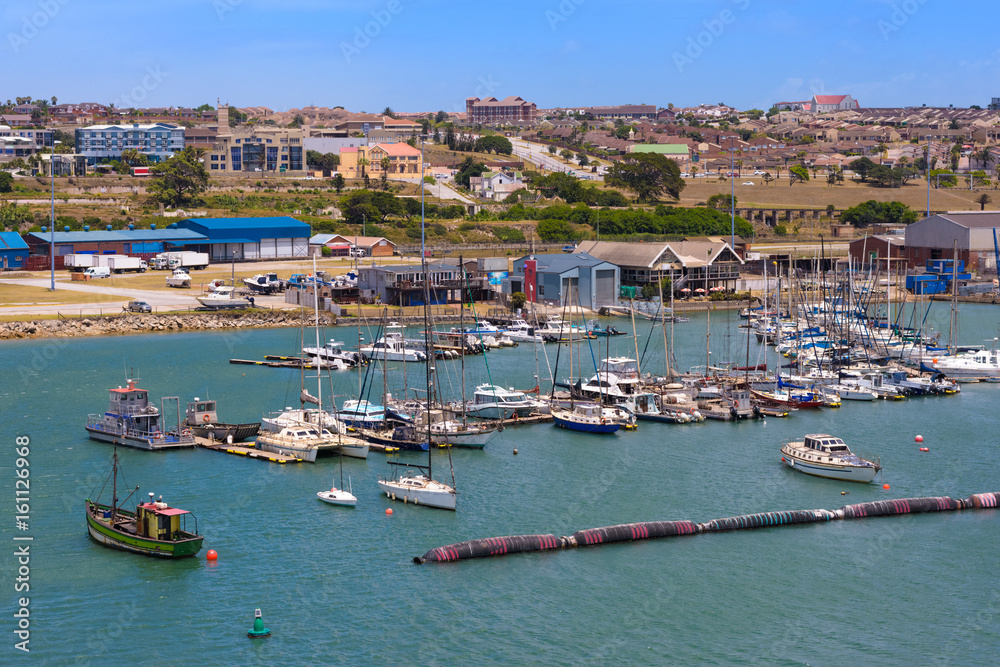 Inner harbour of Port Elizabeth, South Africa