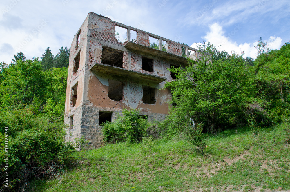 Abandoned Town Building Abandoned Town Building