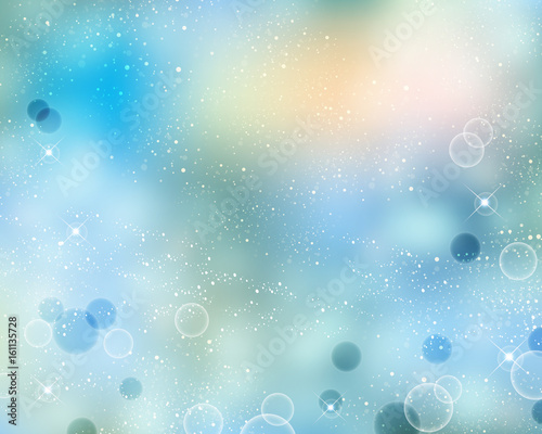 light blue sparkles background