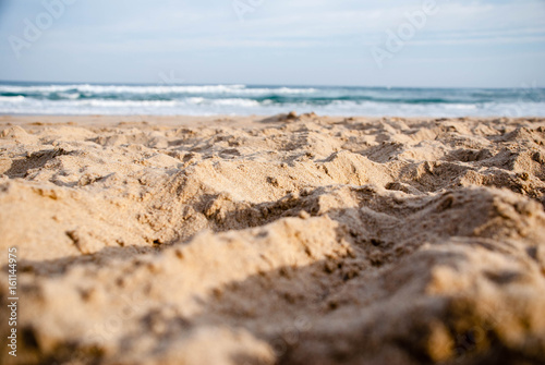 Close up of a sand on a beach in South Africa  