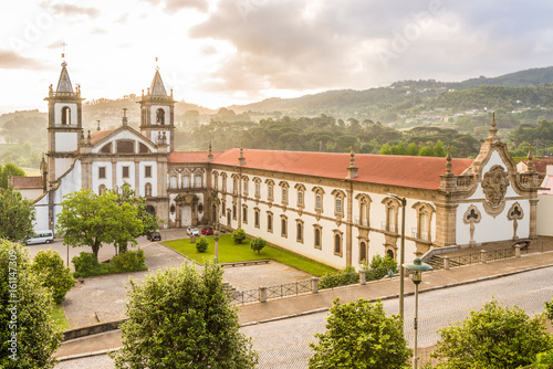 Tableau sur toile View at the Monastery Sao Bento in Santo Tirso ,Portugal