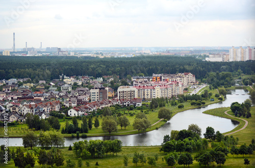 Aerial View, Cityscape Of Minsk, Belarus