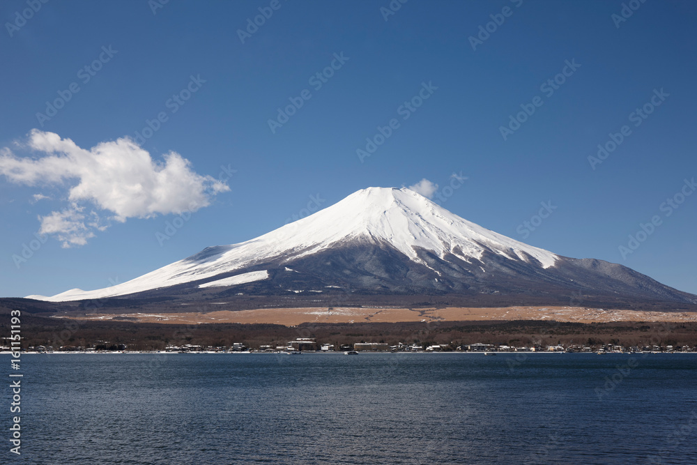 山中湖からの富士山