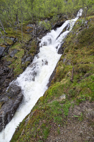 Norwegian waterfall