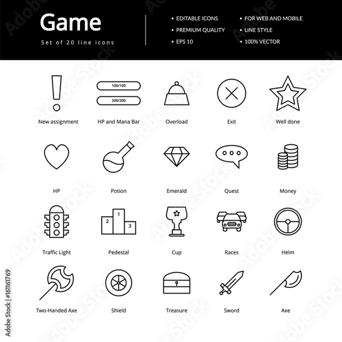 Game Line Icons