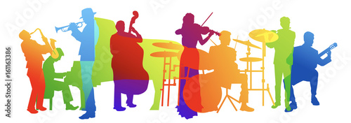 musicisti, musica, concerto, festa