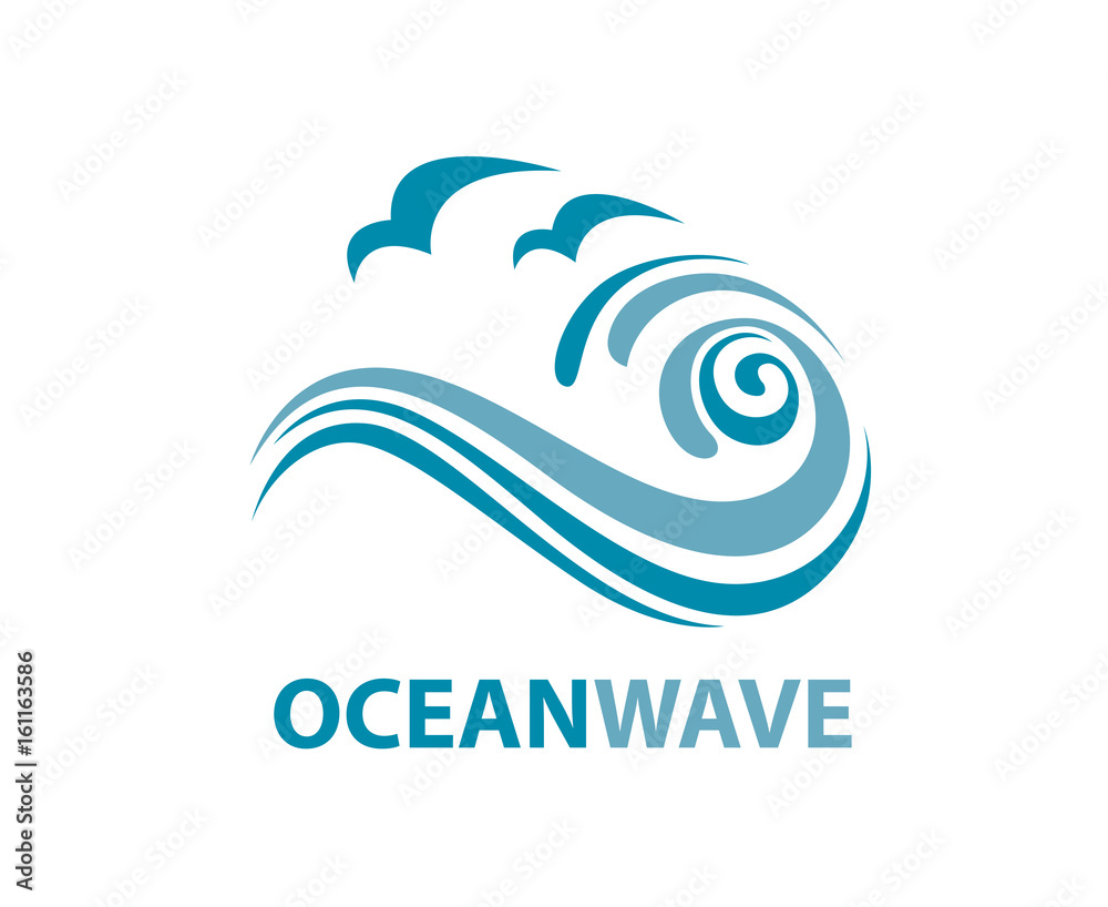 ocean logo with waves and seagulls
ocean logo with waves and seagulls