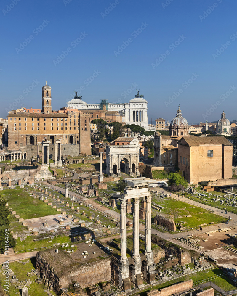 Italy, Latium, Roma district, Rome, Roman Forum Italy, Latium, Roma district, Rome, Roman Forum