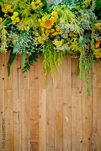 wedding flower backdrop background