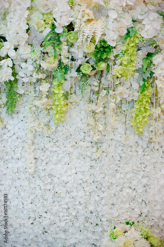 wedding flower backdrop background